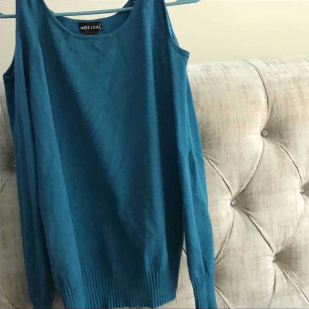 Off the shoulder sweater